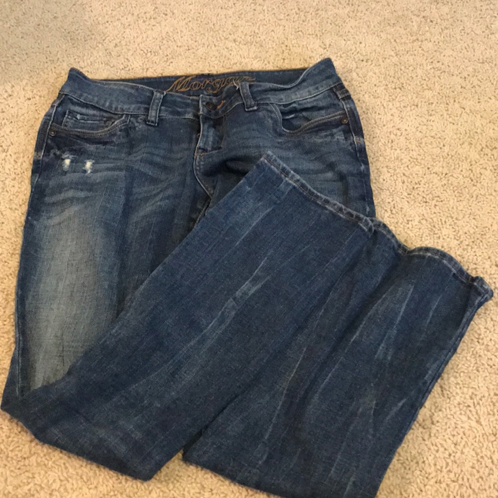 dELiA’s Morgan Light Colored Straight Leg Jeans